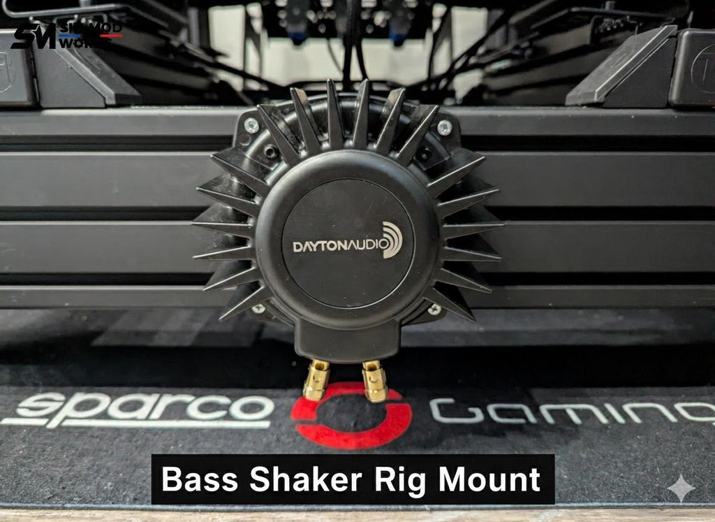 Support de Fixation Bass Shaker pour Châssis Sim Racing - Compatible Dayton Audio BST-1 / BST-2 - Profilé Aluminium 4040 & 4080