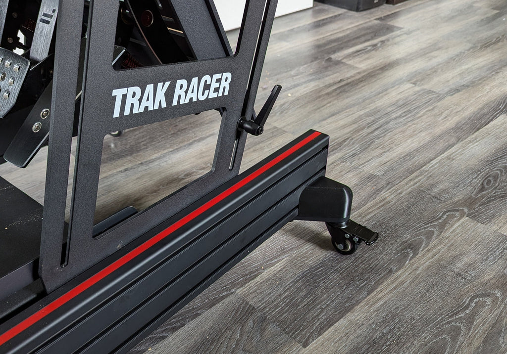 Trak Racer Axle Caps for Adjustable Feet or Wheels – Set of 4 – Sim Racing Finish