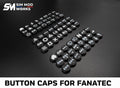 Kits de Capuchons de Boutons Personnalisés (Covers) pour Volants Fanatec - set de logos au Choix -  Sim Racing