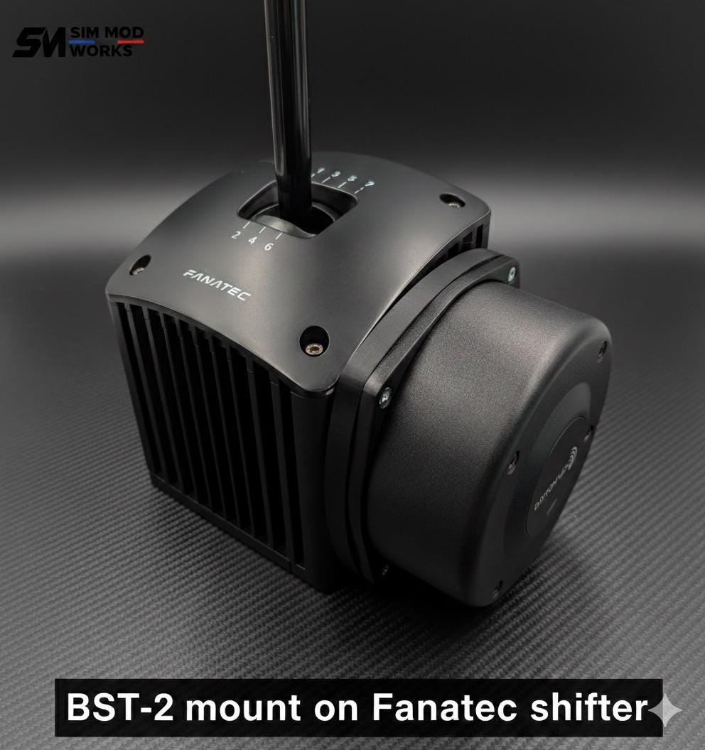 Support Bass Shaker Dayton BST-2 pour Shifter Fanatec ClubSport SQ 1.5 - Immersion Haptique Sim Racing
