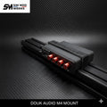 Support Amplificateur + PSU DÉDIÉ Douk Audio M4 (4 Canaux) - Fixation Profilé Alu 4040/4080