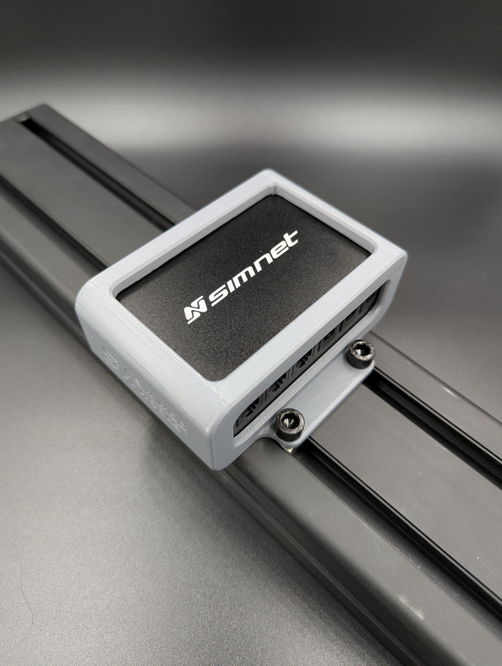 Support Boîtier de Contrôle Pédalier SIMNET - Fixation Profilé Aluminium 4040 / 4080