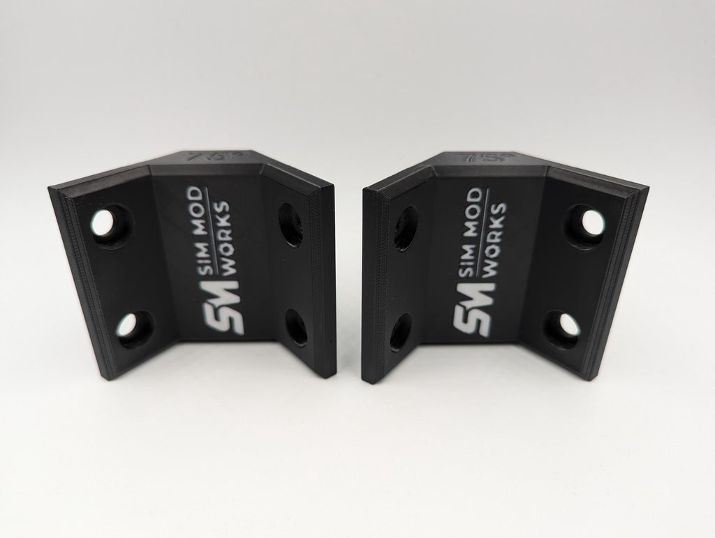 Angle Monitor Blocks for Triple Screen Sim Racing – Screen Angle Lock – 4080 Profile (Set of 2)