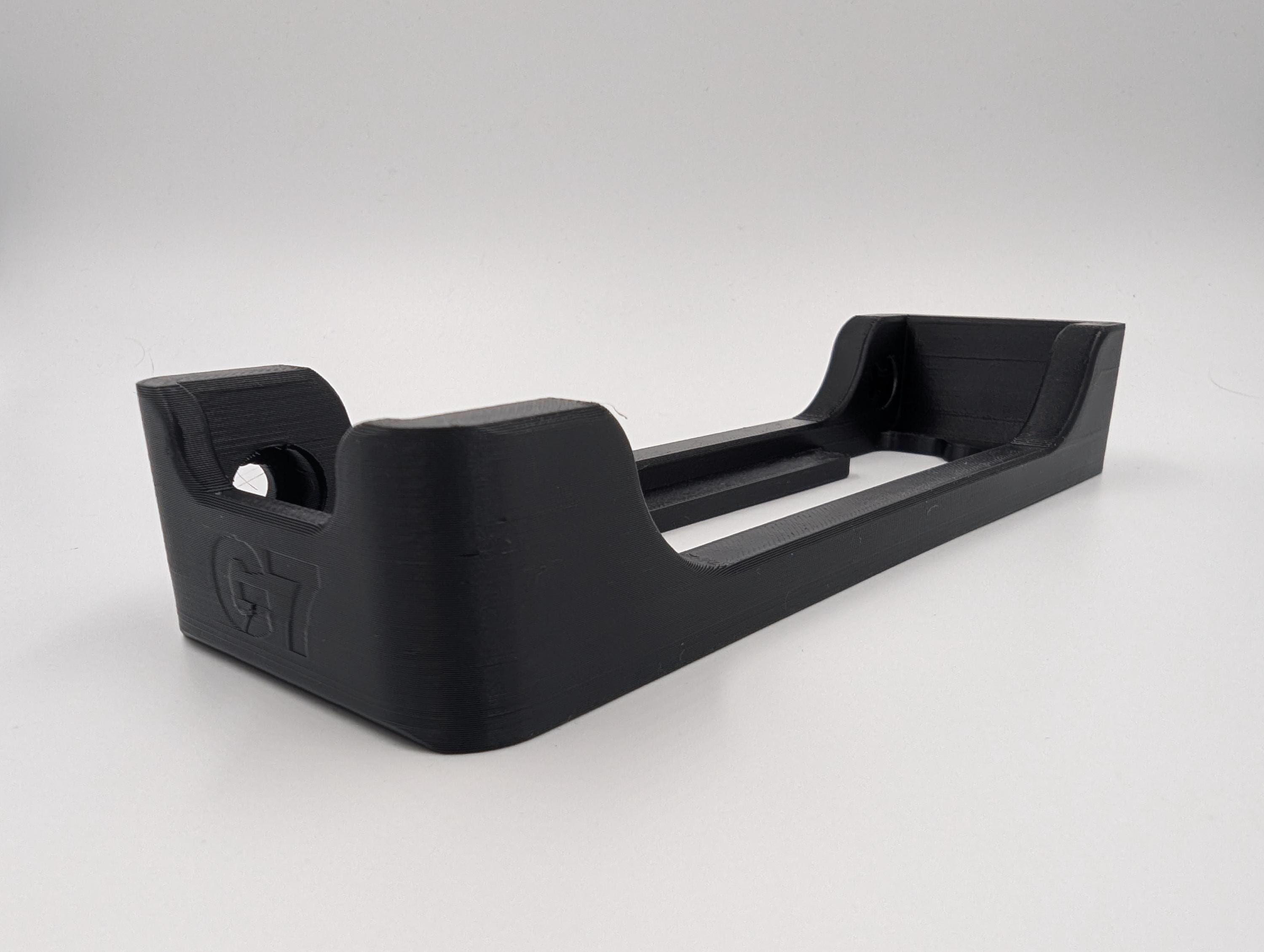 Support Bloc Alimentation Samsung Neo Odyssey G7 pour Cockpit Sim Racing - Fixation Profilé Aluminium 4040 / 4080
