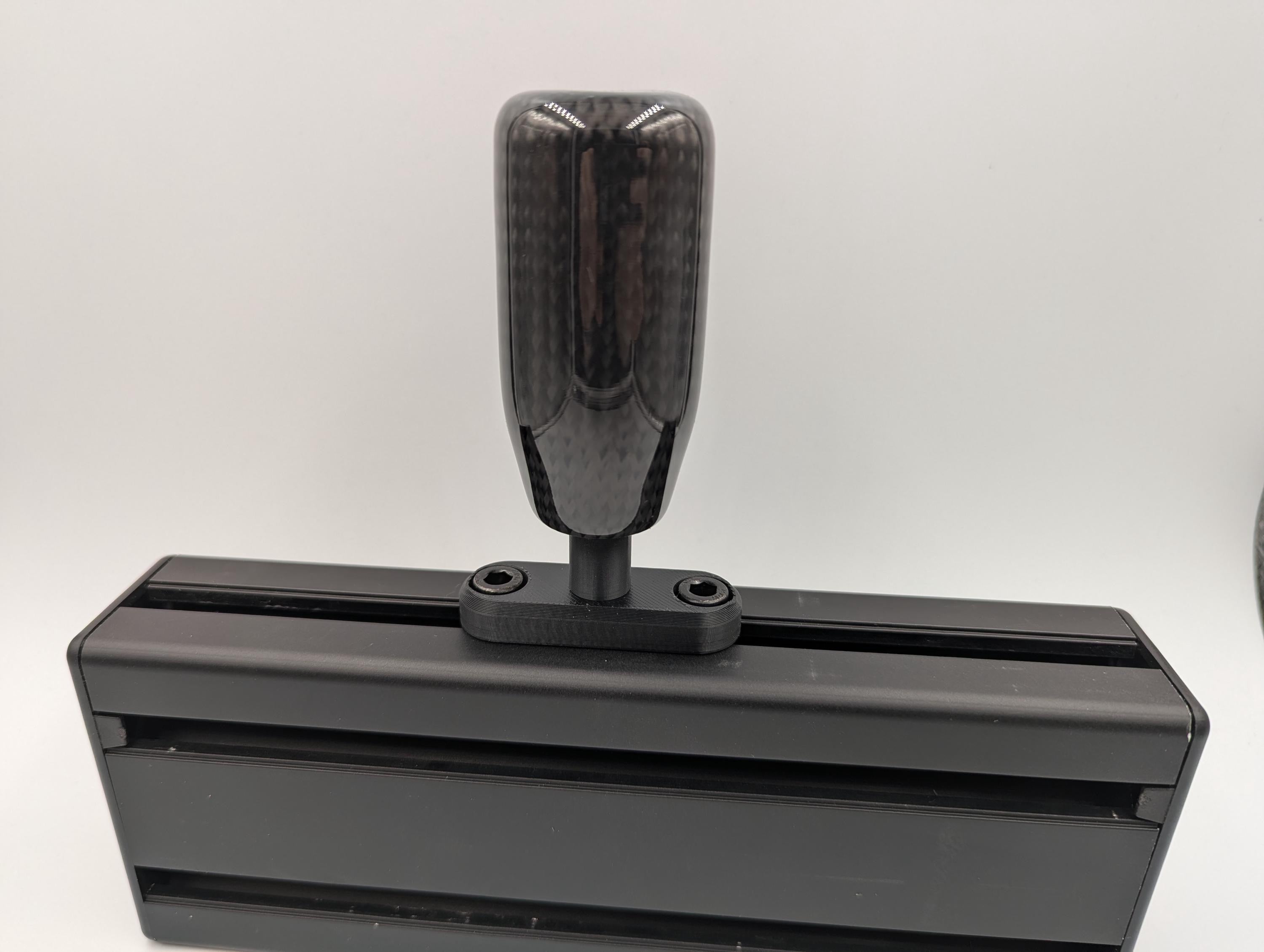 Support de Pommeau de Vitesse Fanatec pour Châssis Sim Racing | Rangement Pommeau SQ 1.5 | Fixation Profilé Aluminium 4040 / 4080
