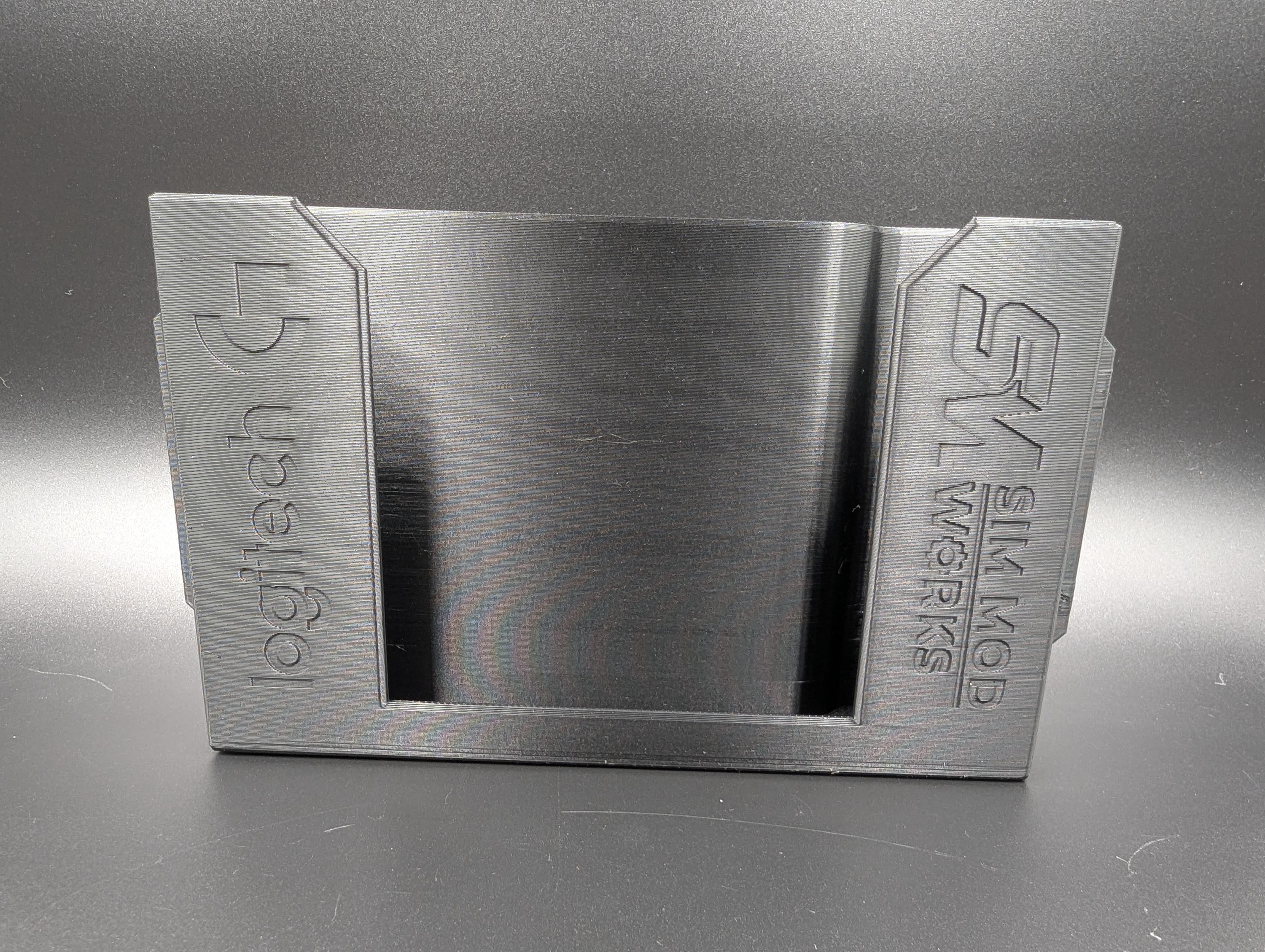 Support Clavier Logitech K400 Plus pour Sim Racing - Fixation Châssis Profilé Aluminium 4040 / 4080