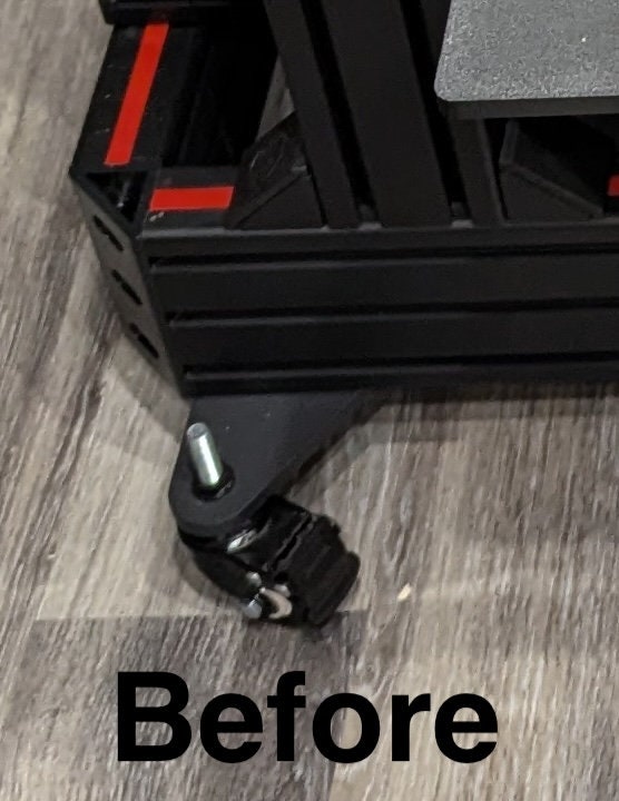 Caches Axes pour Pieds Réglables ou Roues Châssis Trak Racer (Lot de 4) - Finition Sim Racing