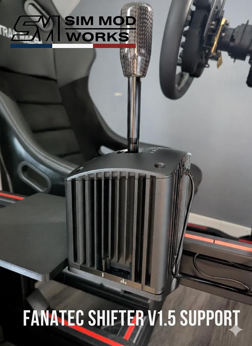Fanatec Clubsport Shifter Gearbox Mount for Sim Racing Cockpit - Profile Mounting 4080/4040