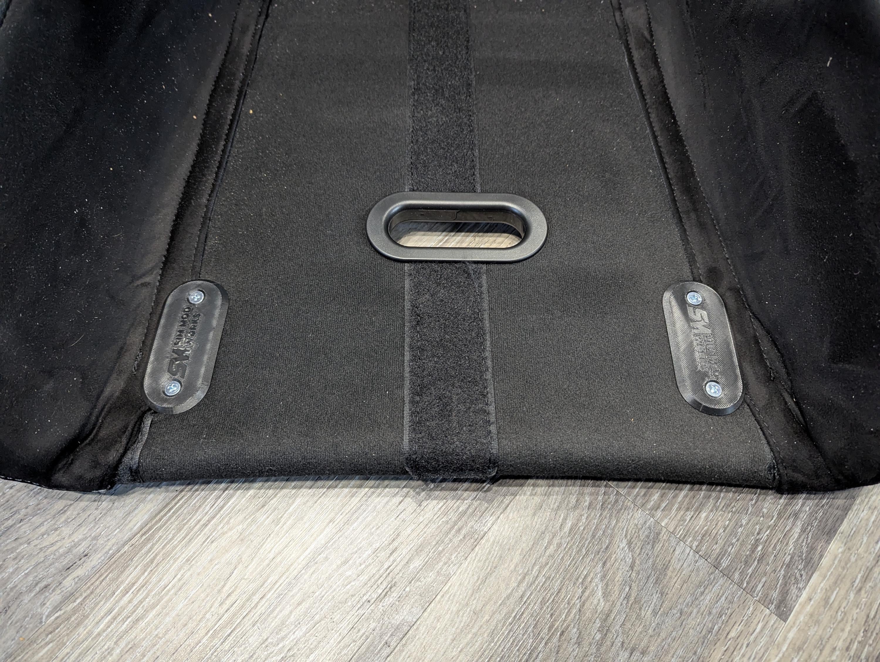 Support for BST-1 or BST-2 Bass Shaker on Sim Racing Bucket Seat