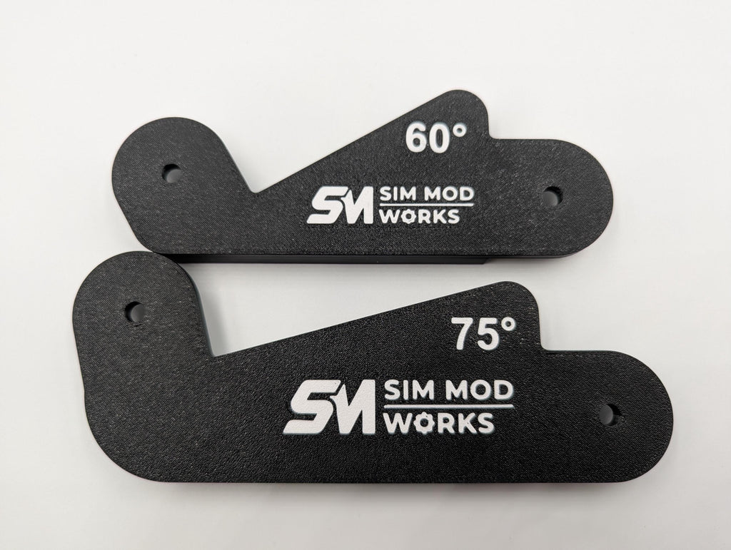 Angle Monitor Blocks for Triple Screen Sim Racing – 45/50/60/75° Lock – SimLab & Standard Profiles