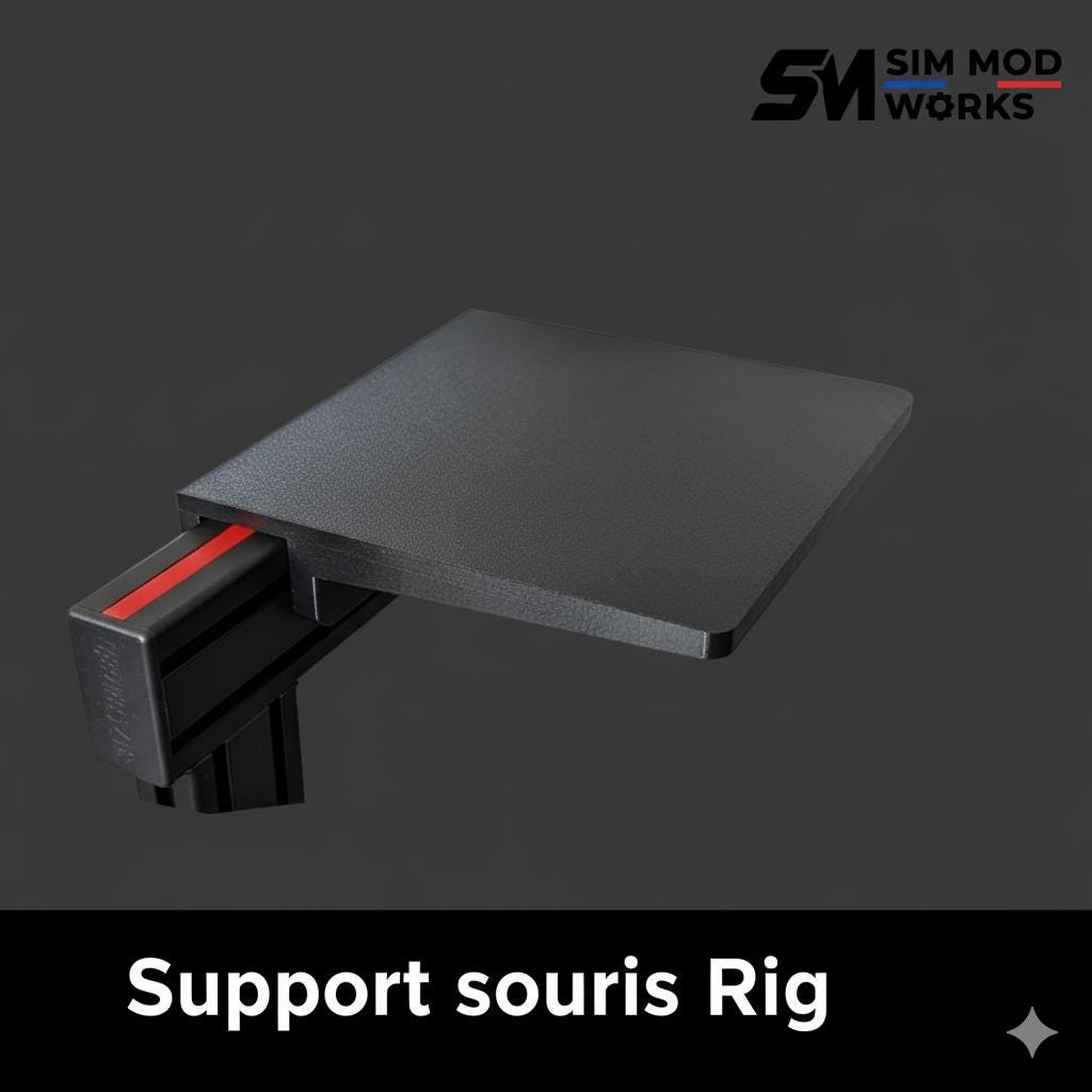 Support souris pour chassis profilé 4040 4080 40...  200 X 210 mm