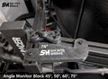 Angle Monitor Blocks for Triple Screen Sim Racing – 45/50/60/75° Lock – SimLab & Standard Profiles