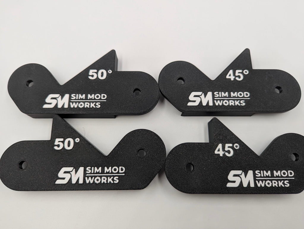 Angle Monitor Blocks for Triple Screen Sim Racing – 45/50/60/75° Lock – SimLab & Standard Profiles