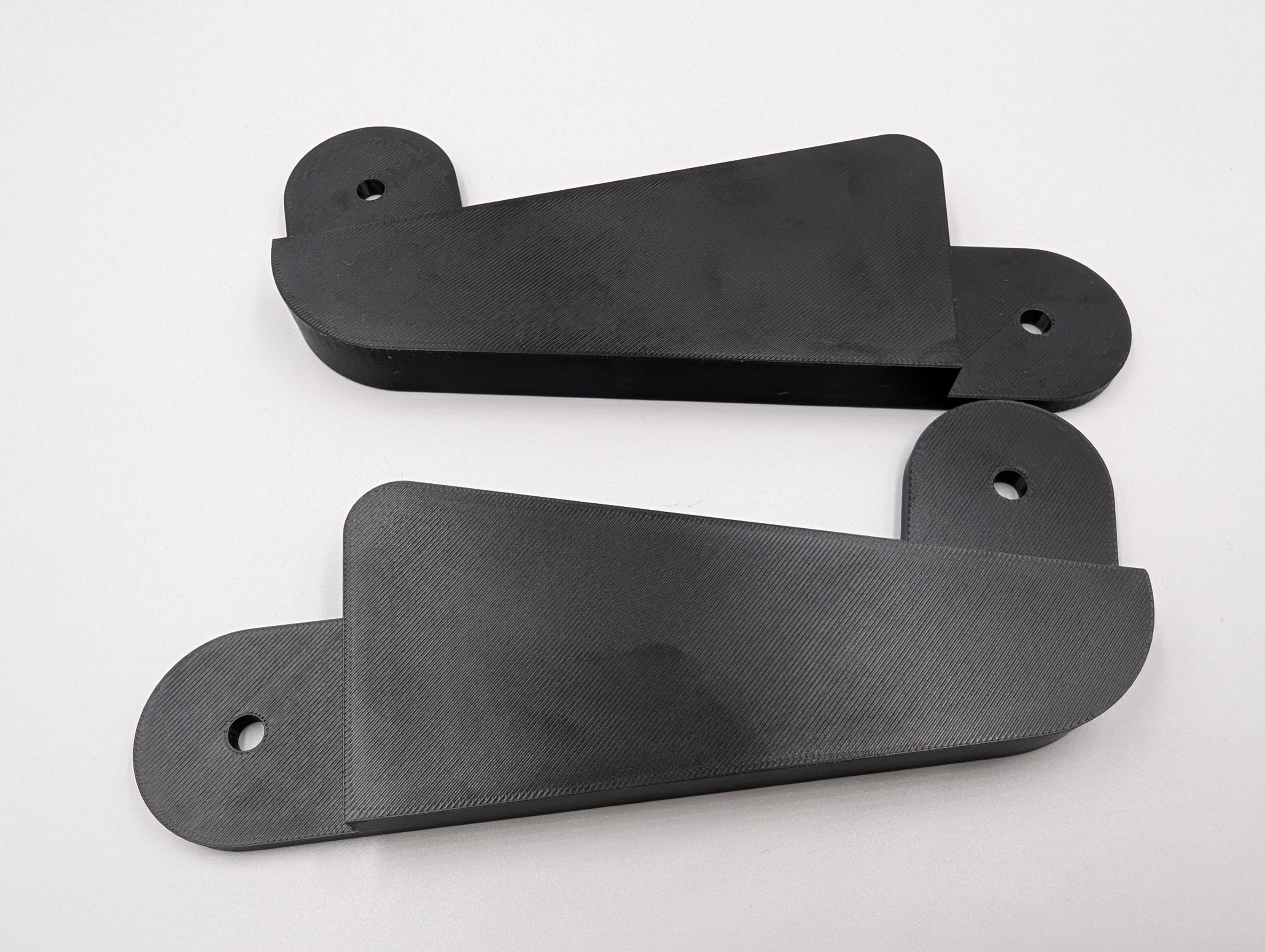 Angle Monitor Blocks pour Triple Screen Sim Racing - Verrouillage Angle 45, 50, 60, 75 degrés - Fixation Profilé Aluminium SimLab ou autre