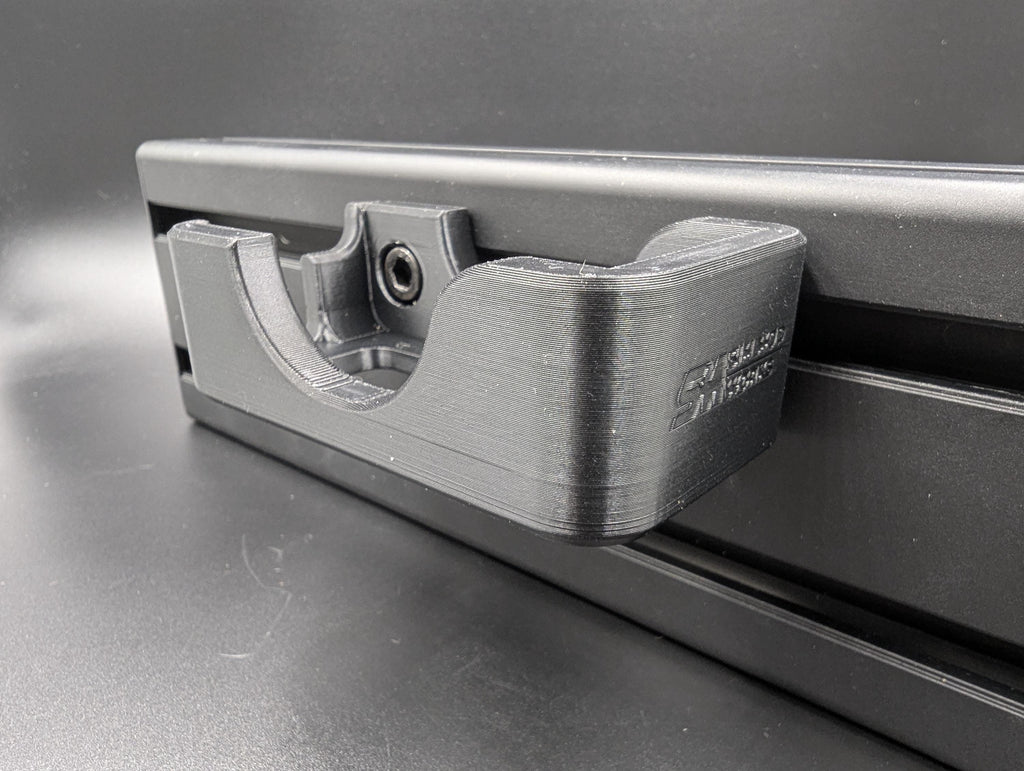 Support d'Alimentation Individuel Samsung Odyssey G5 - Gestion Câbles Sim Racing - Fixation Profilé Aluminium 4040/4080