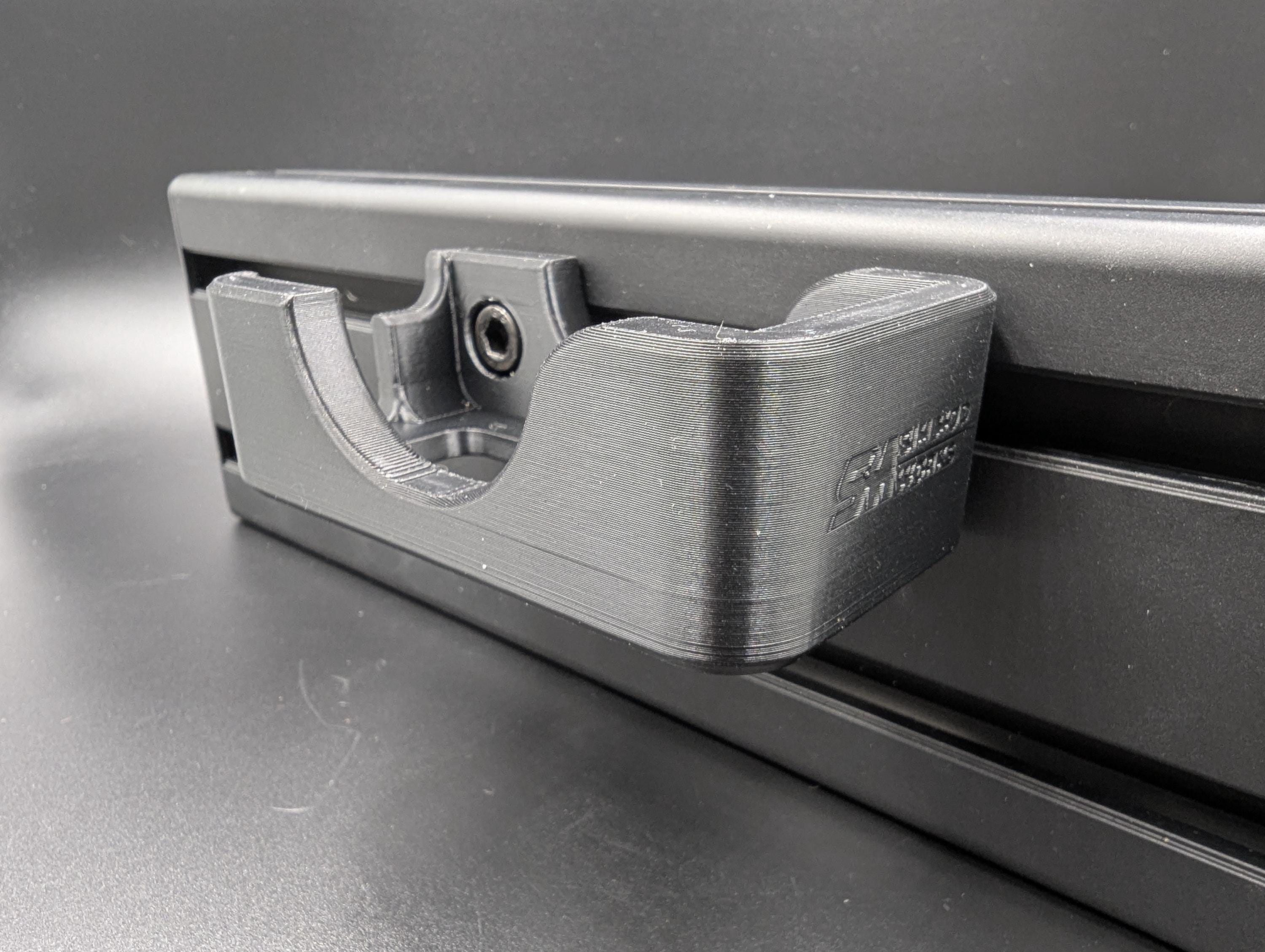 Support d'Alimentation Individuel Samsung Odyssey G5 - Gestion Câbles Sim Racing - Fixation Profilé Aluminium 4040/4080