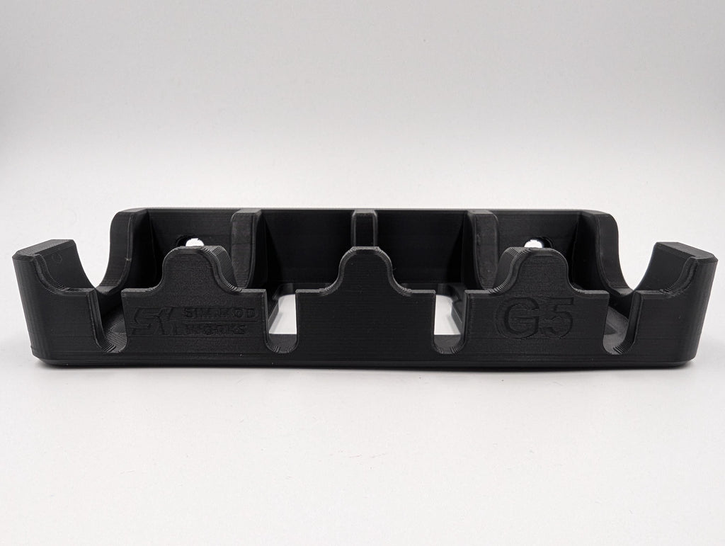 Multi Support d’Alimentation pour Samsung Odyssey G5 - Gestion Câbles Triple Screen Sim Racing - Fixation Profilé Aluminium 4040/4080