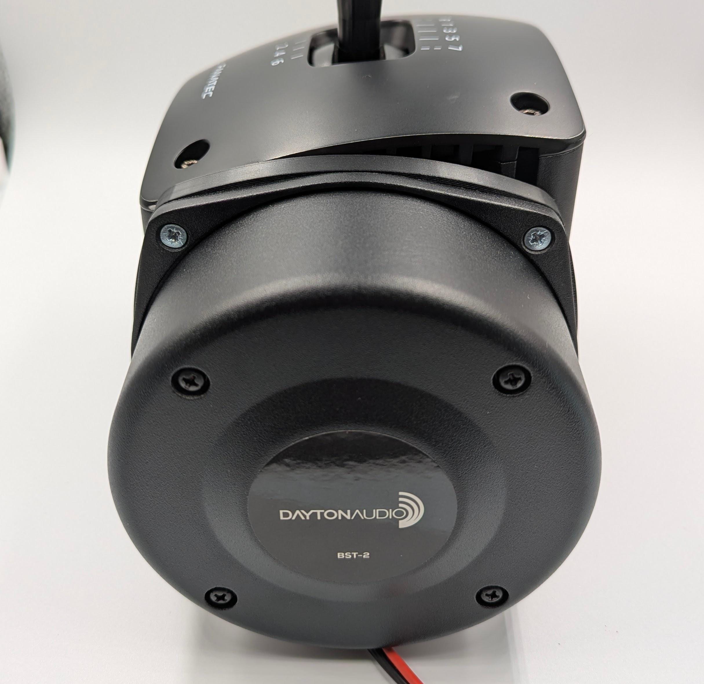 Support Bass Shaker Dayton BST-2 pour Shifter Fanatec ClubSport SQ 1.5 - Immersion Haptique Sim Racing