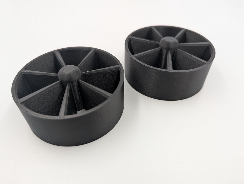 Wind Simulator Vent Trim Cover for Sim Racing Cockpit – Aluminum Profile Mount (Set of 2)