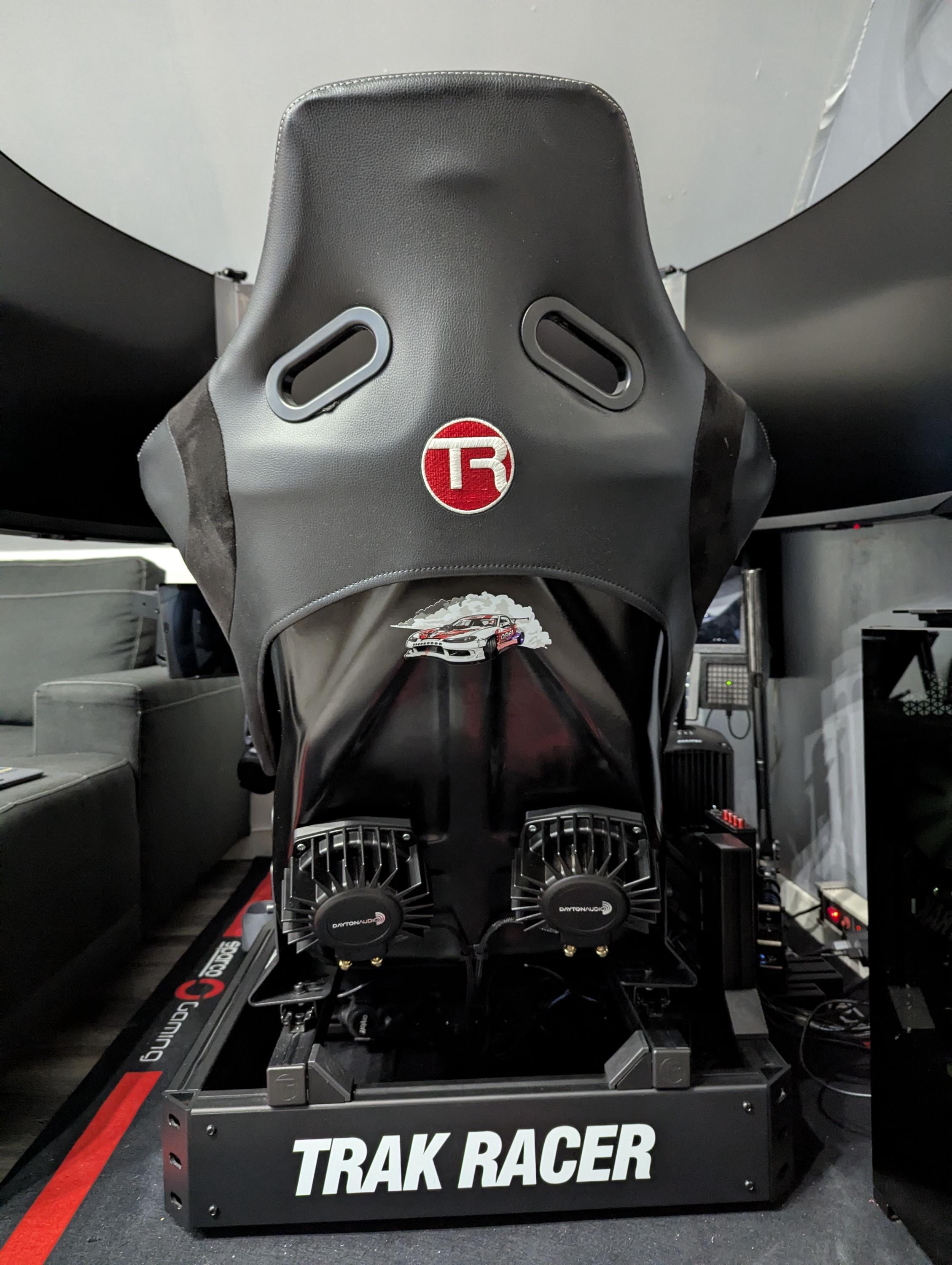 Support for BST-1 or BST-2 Bass Shaker on Sim Racing Bucket Seat