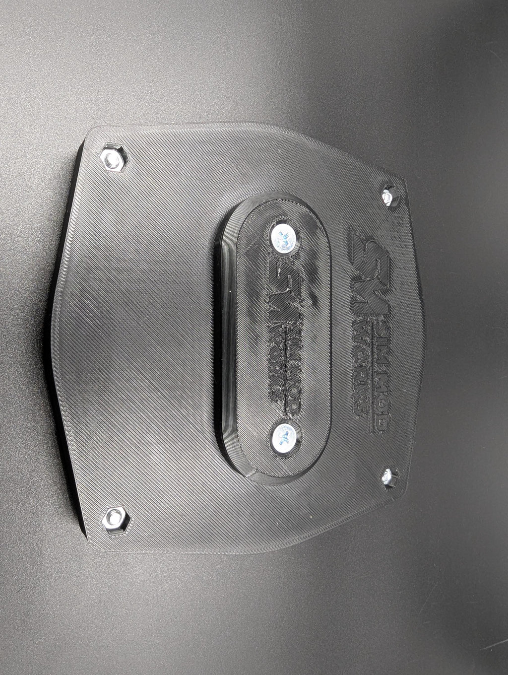 Support for BST-1 or BST-2 Bass Shaker on Sim Racing Bucket Seat
