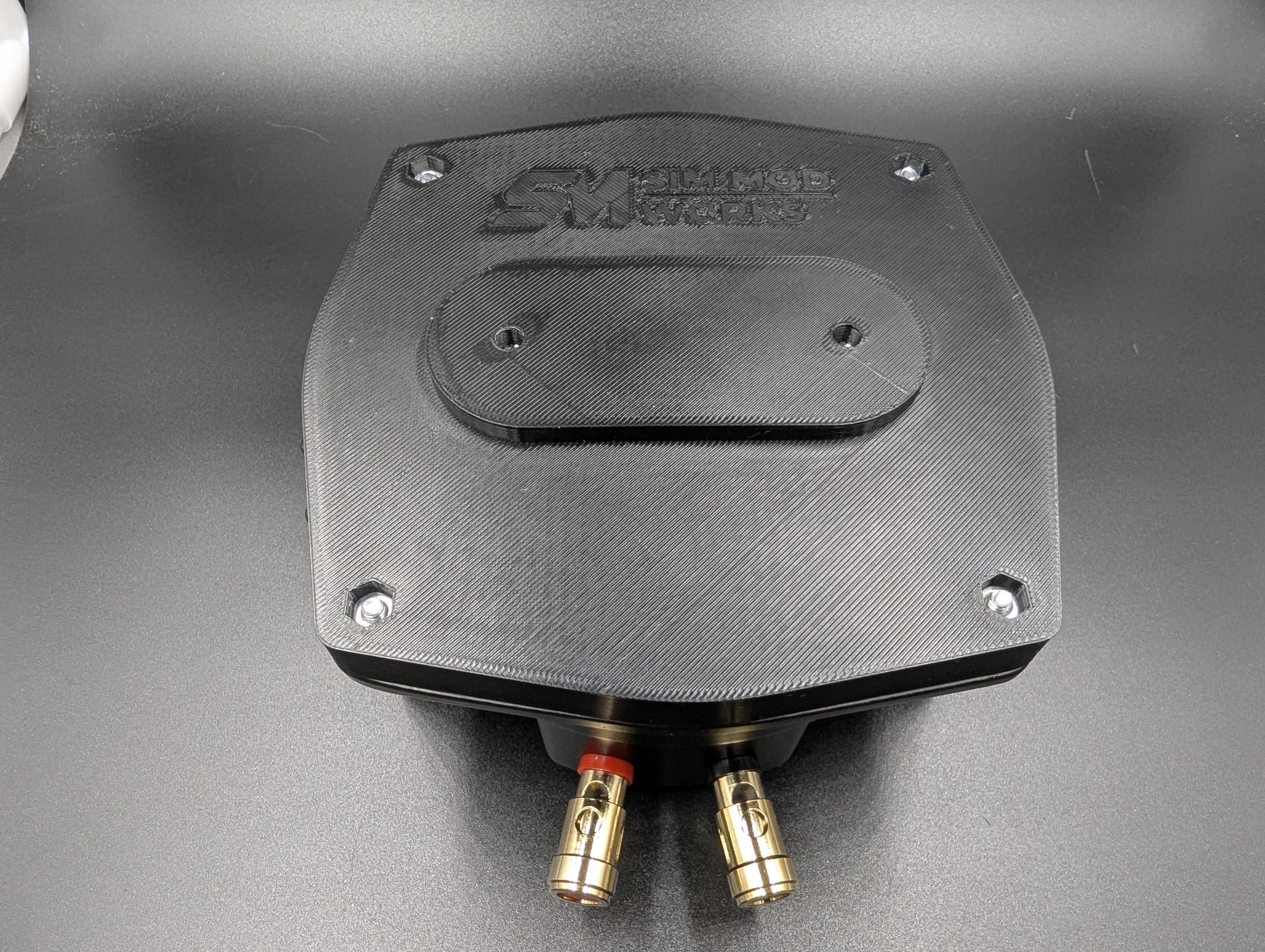 Support for BST-1 or BST-2 Bass Shaker on Sim Racing Bucket Seat