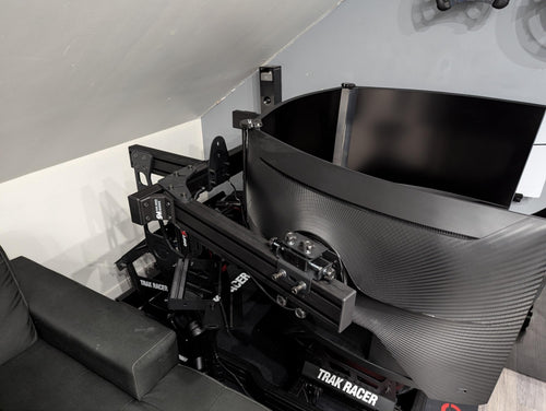 Angle Monitor Blocks pour Triple Screen Sim Racing - Verrouillage Angle Écrans - Fixation Profilé Aluminium 4080 (lot de 2)