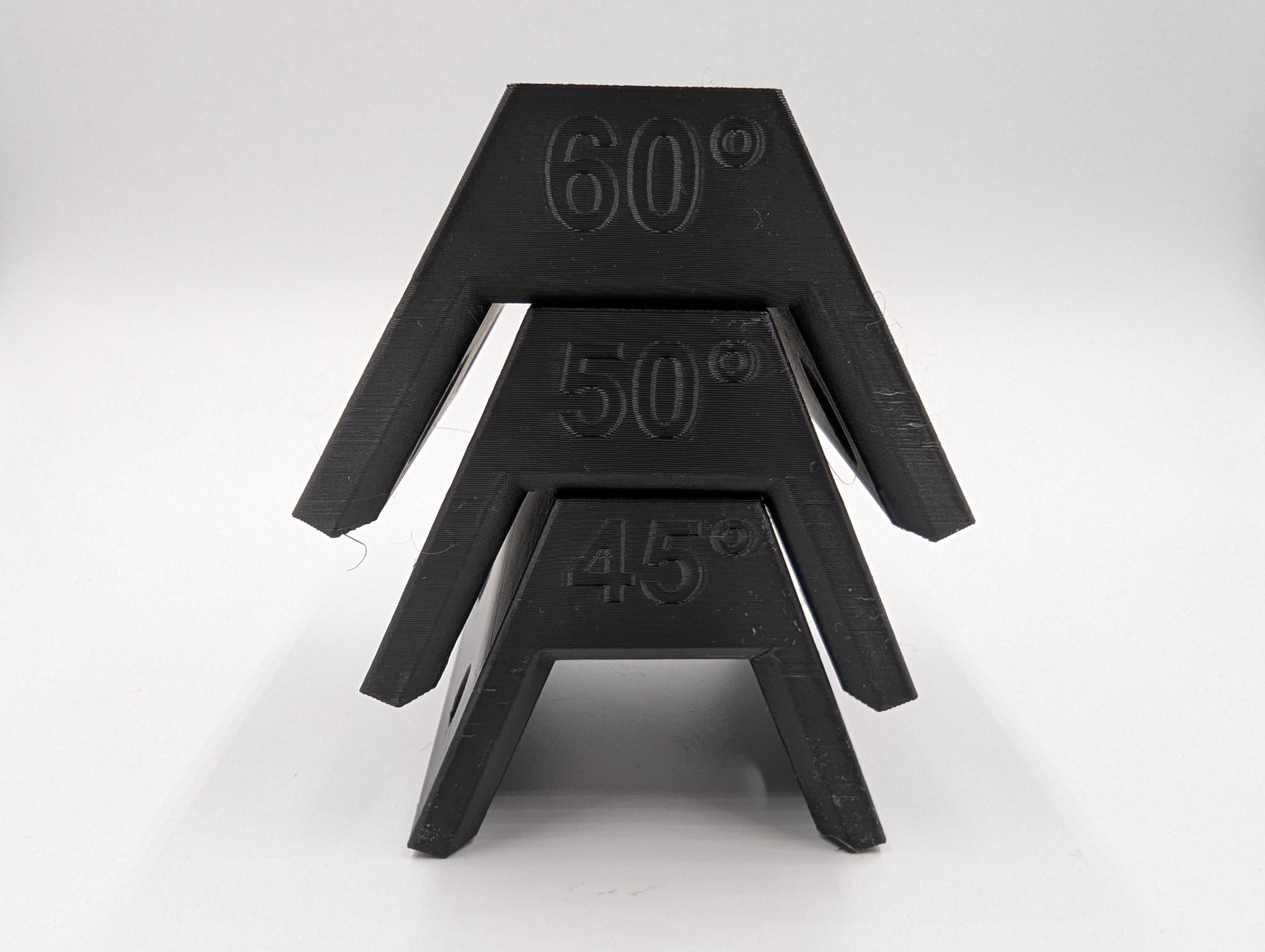Angle Monitor Blocks pour Triple Screen Sim Racing - Verrouillage Angle Écrans - Fixation Profilé Aluminium 4080 (lot de 2)
