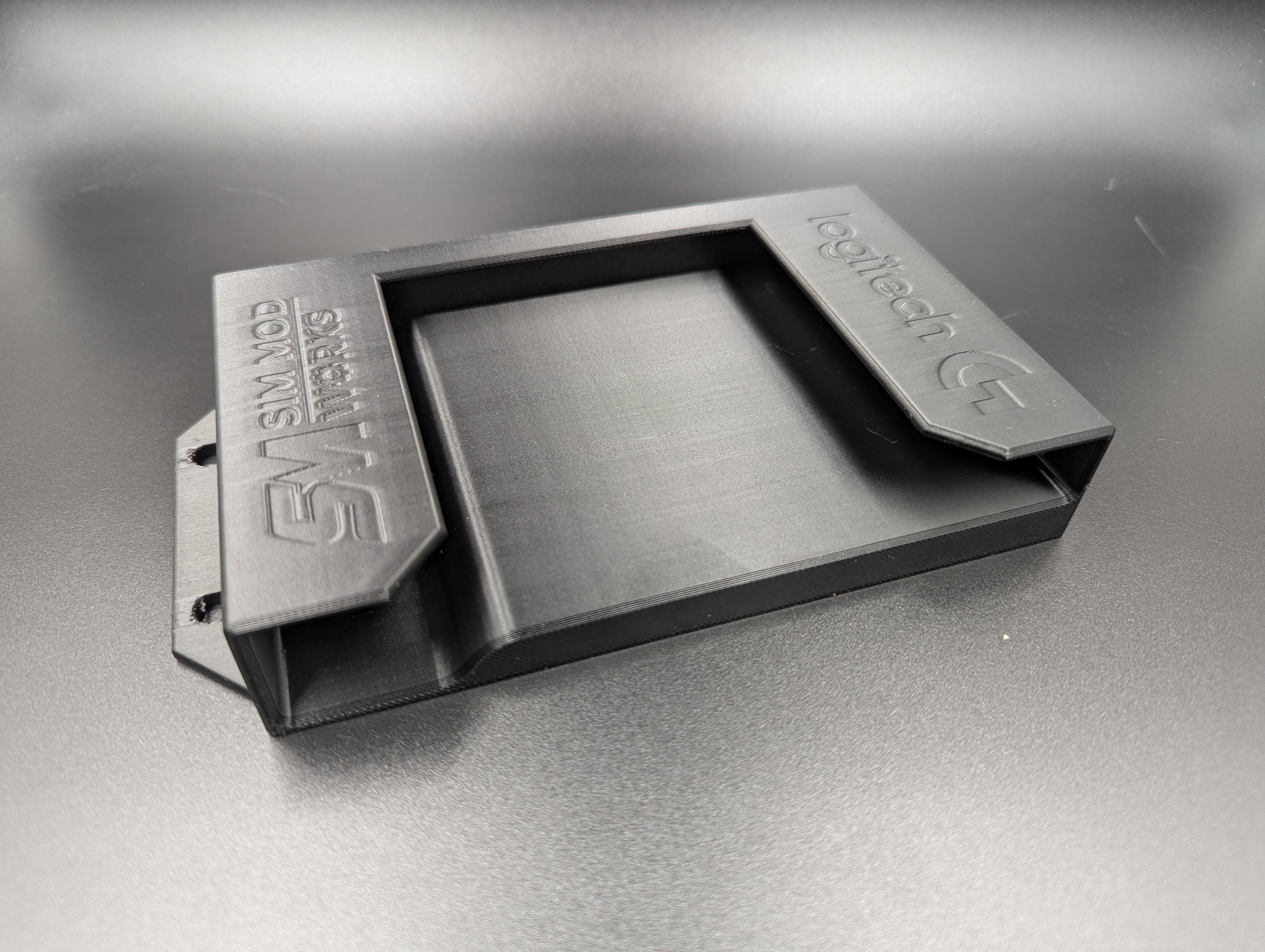 Support Clavier Logitech K400 Plus pour Sim Racing - Fixation Châssis Profilé Aluminium 4040 / 4080