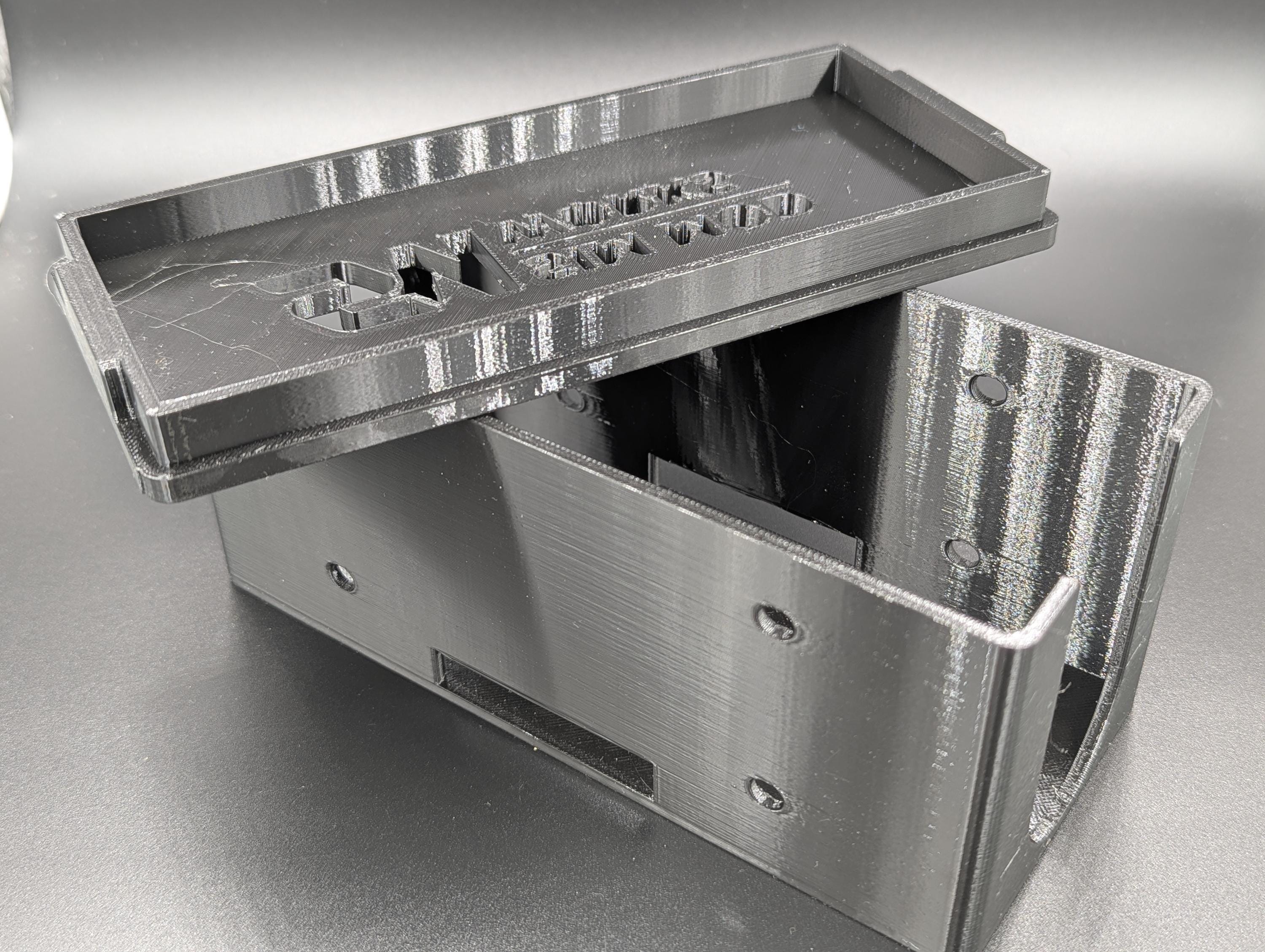 Cable Management Box & Organizer for Sim Racing Cockpit – 4040/4080 Aluminum Profile