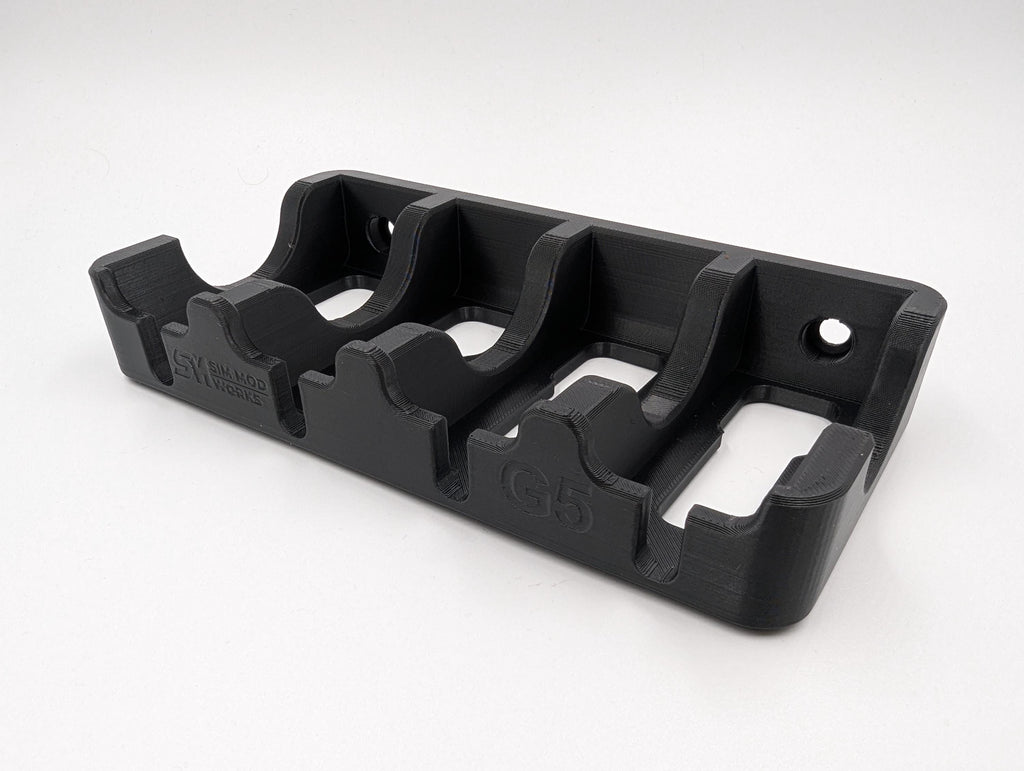 Multi Support d’Alimentation pour Samsung Odyssey G5 - Gestion Câbles Triple Screen Sim Racing - Fixation Profilé Aluminium 4040/4080