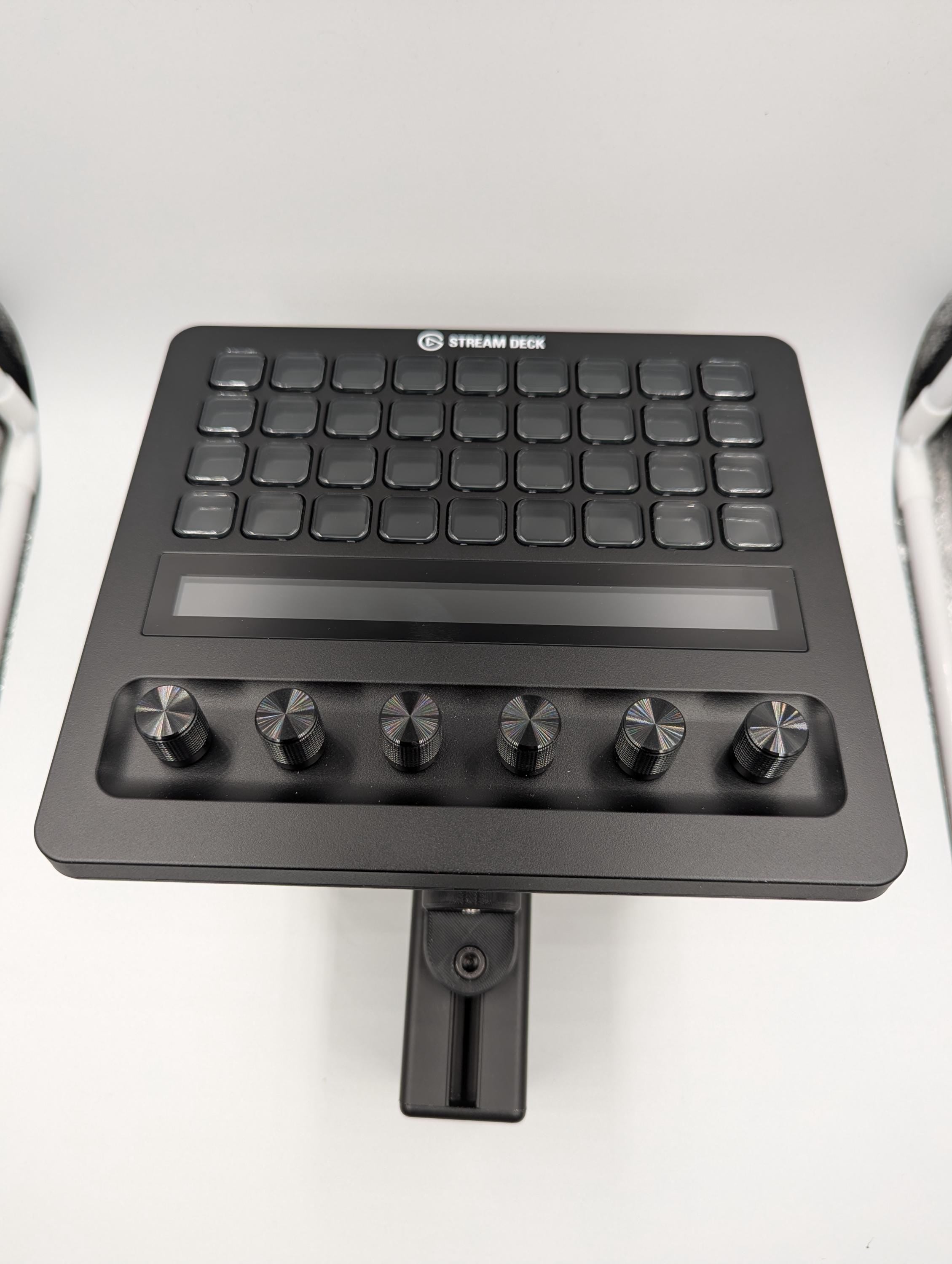 Support Elgato Stream Deck + XL pour Châssis Sim Racing | Fixation Console de Contrôle | Montage Profilé Aluminium 4040 / 4080
