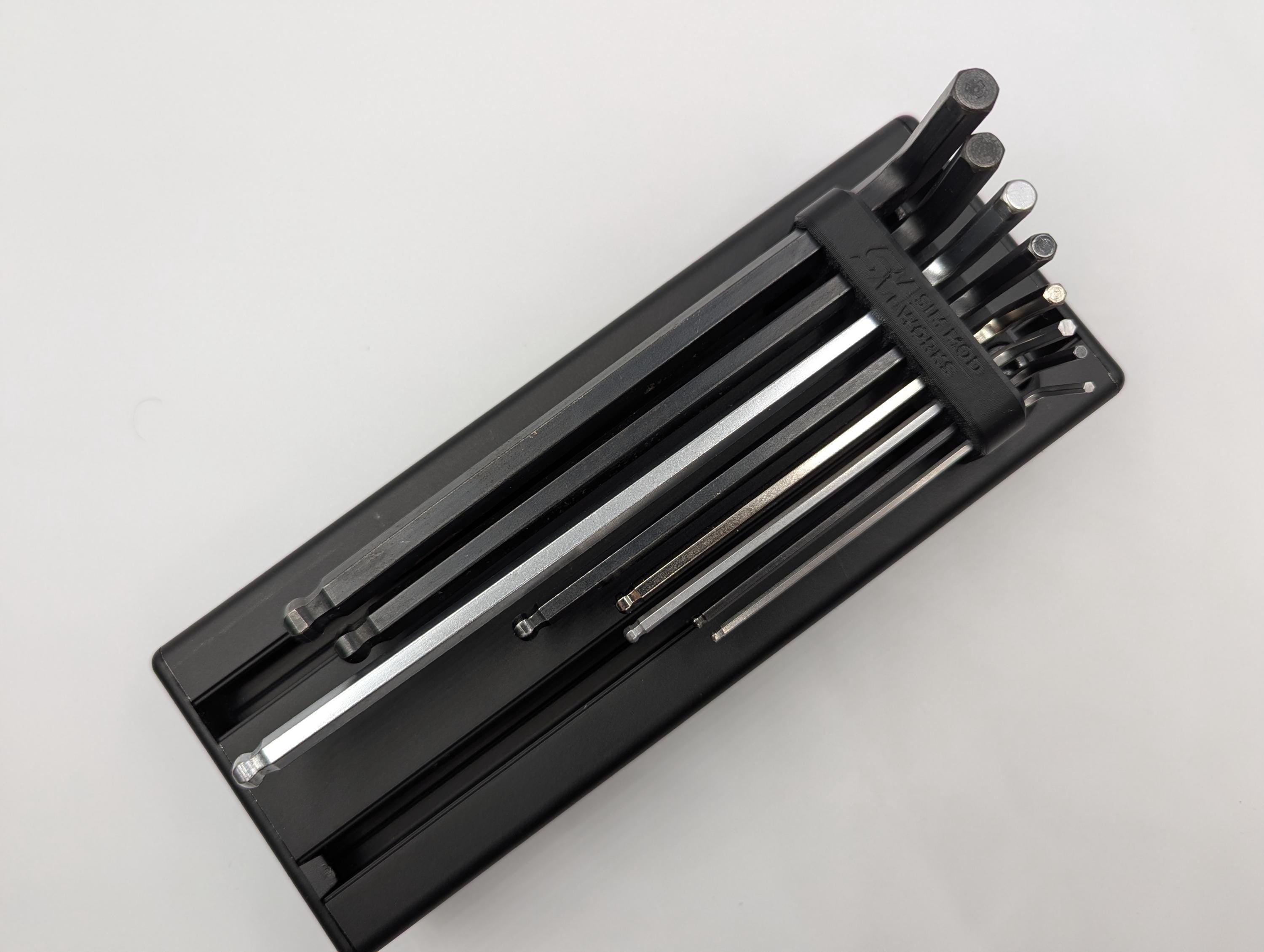 Support de Clés Allen pour Châssis Sim Racing | Rangement Outils Profilé Aluminium 4040/4080 | Organiseur Clés Hexagonales 2 à 8mm