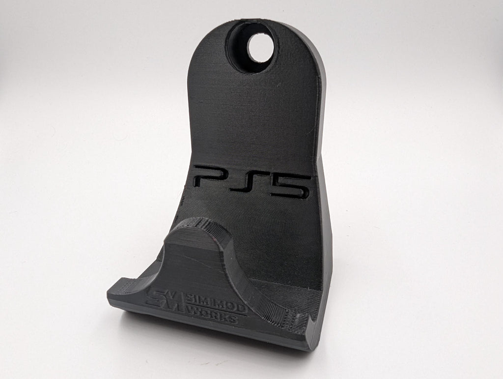 Support Manette PS5 pour Châssis Sim Racing - Crochet de Rangement DualSense - Fixation Profilé Aluminium 4040 / 4080