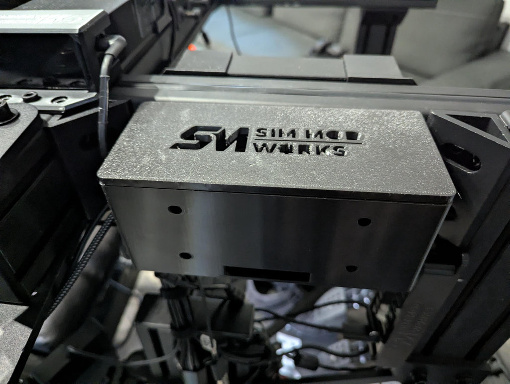 Cable Management Box & Organizer for Sim Racing Cockpit – 4040/4080 Aluminum Profile